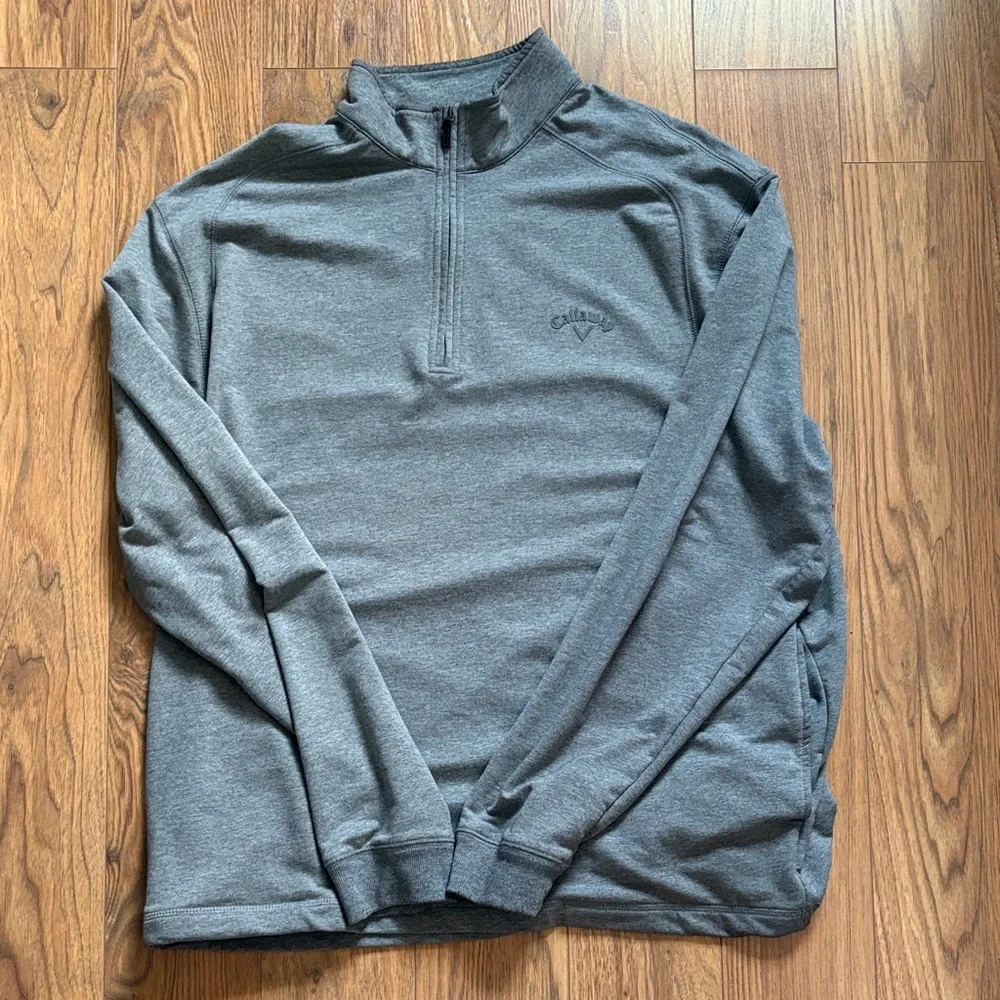 Callaway Gray Men's 1/4 Zip Pullover